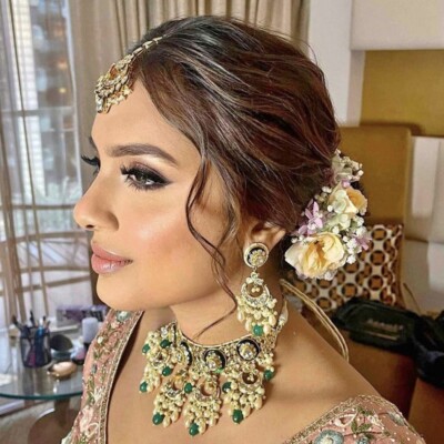 Get the perfect semi-bridal makeup and bridal hair styling with Beauty by Crimsey. Professional makeup artists for your special day. Book your session now! Semi Bridal Hair and Makeup